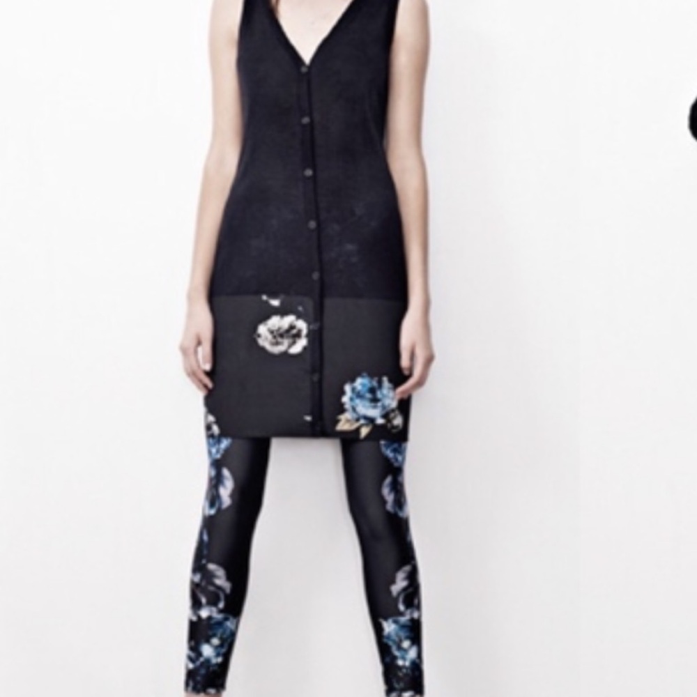 All Saints leggings Floral Peony size 6
